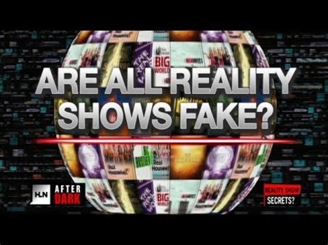 how many reality tv shows are fake